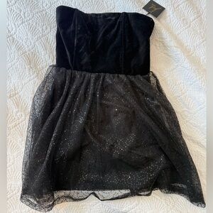 NWT Jack by BB Dakota Black Strapless Dress